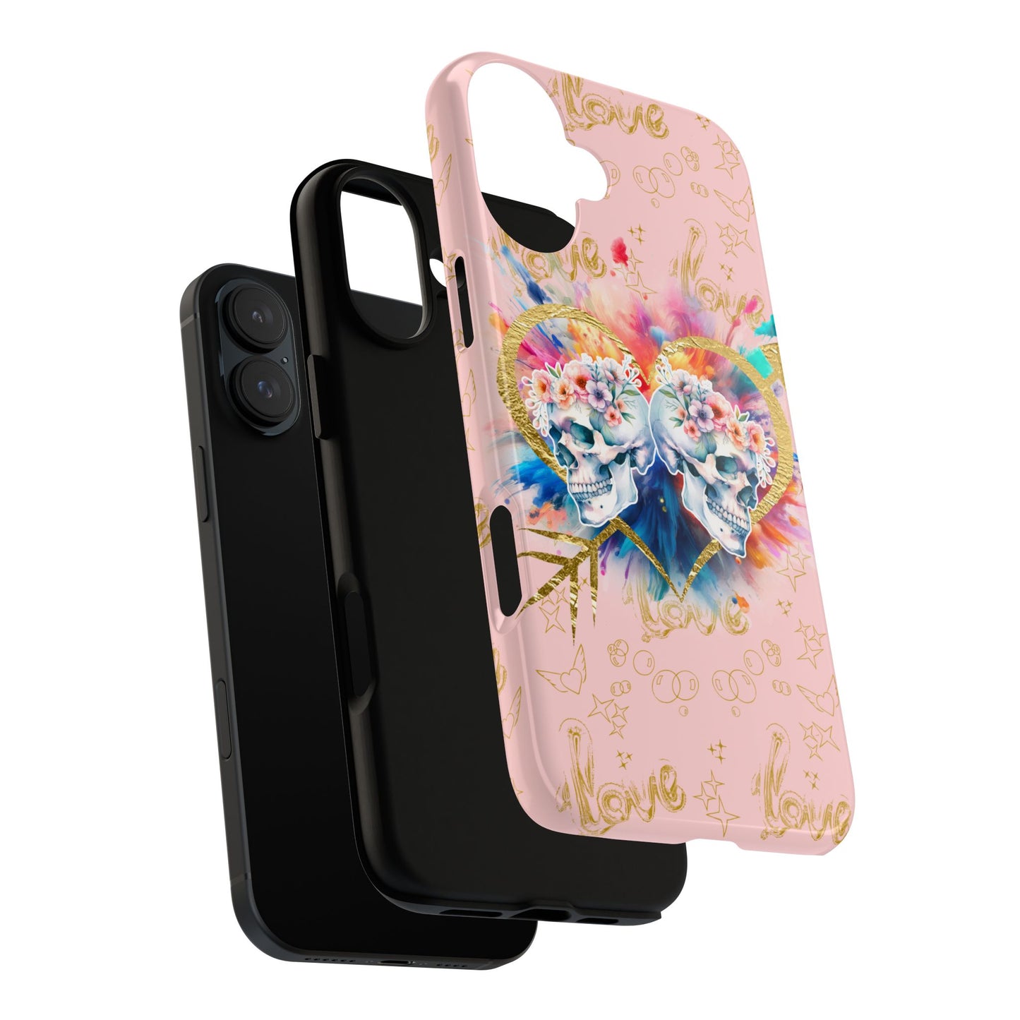 Love is Golden Watercolor (pink) - Tough Cases