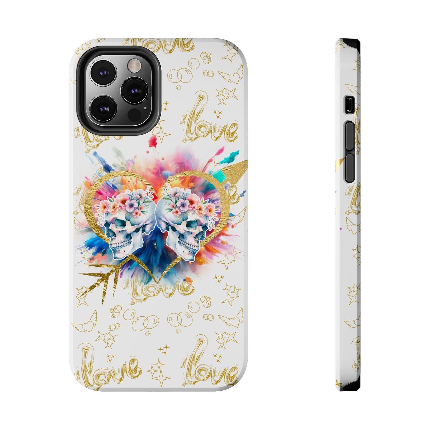 Love is Golden Watercolor - Tough Phone Cases