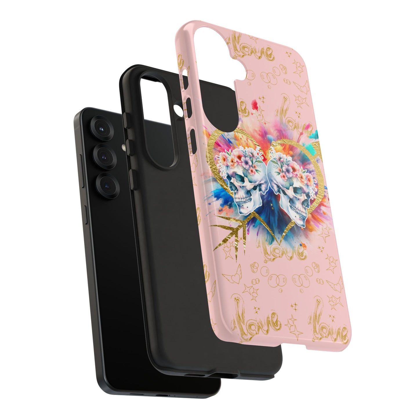 Love is Golden Watercolor (pink) - Tough Cases