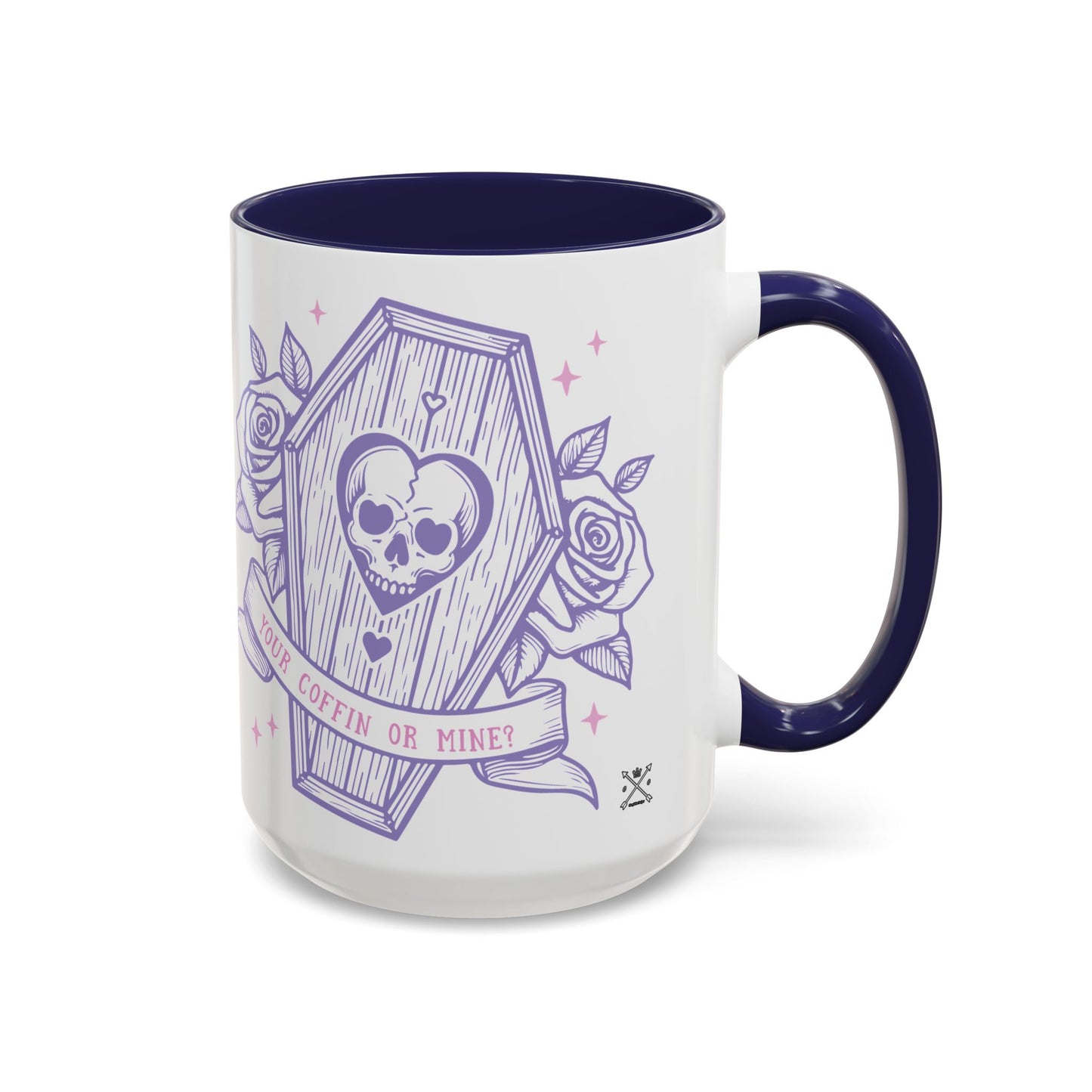 Your Coffin or Mine? - Accent Coffee Mug (11, 15oz)