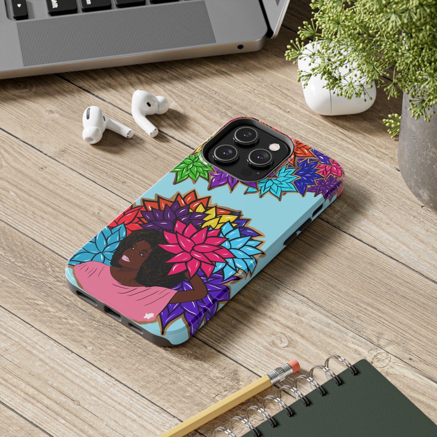 Beauty with Flowers - Tough Phone Cases
