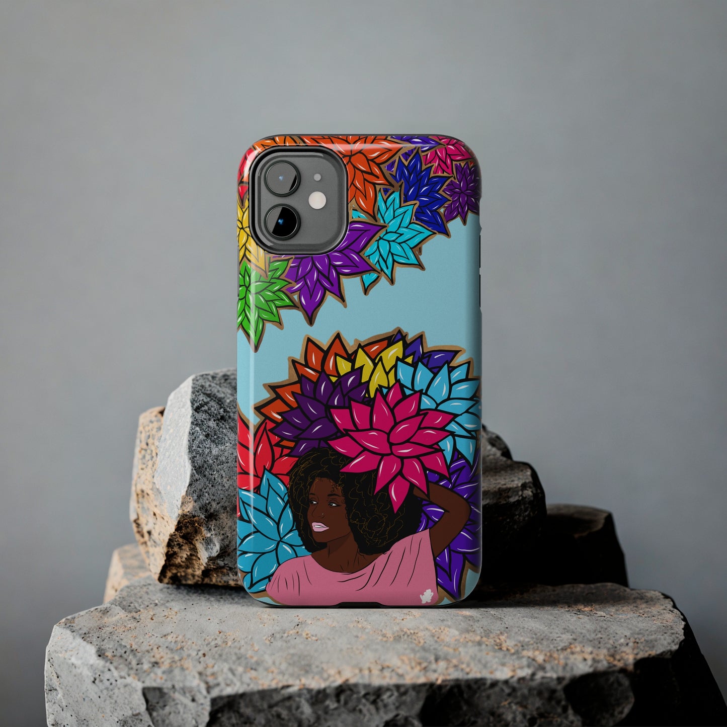 Beauty with Flowers - Tough Phone Cases
