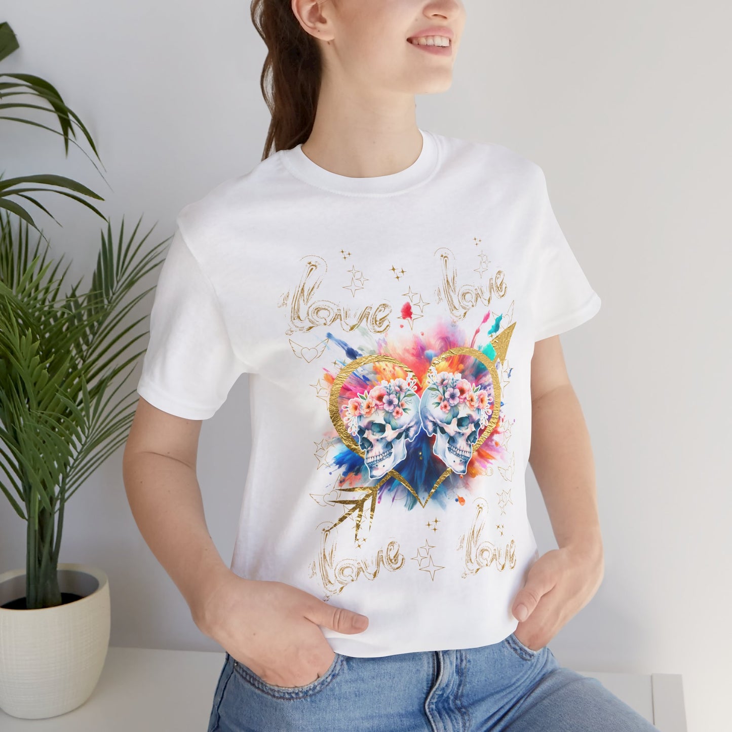 Love is Golden - Unisex Jersey Short Sleeve Tee
