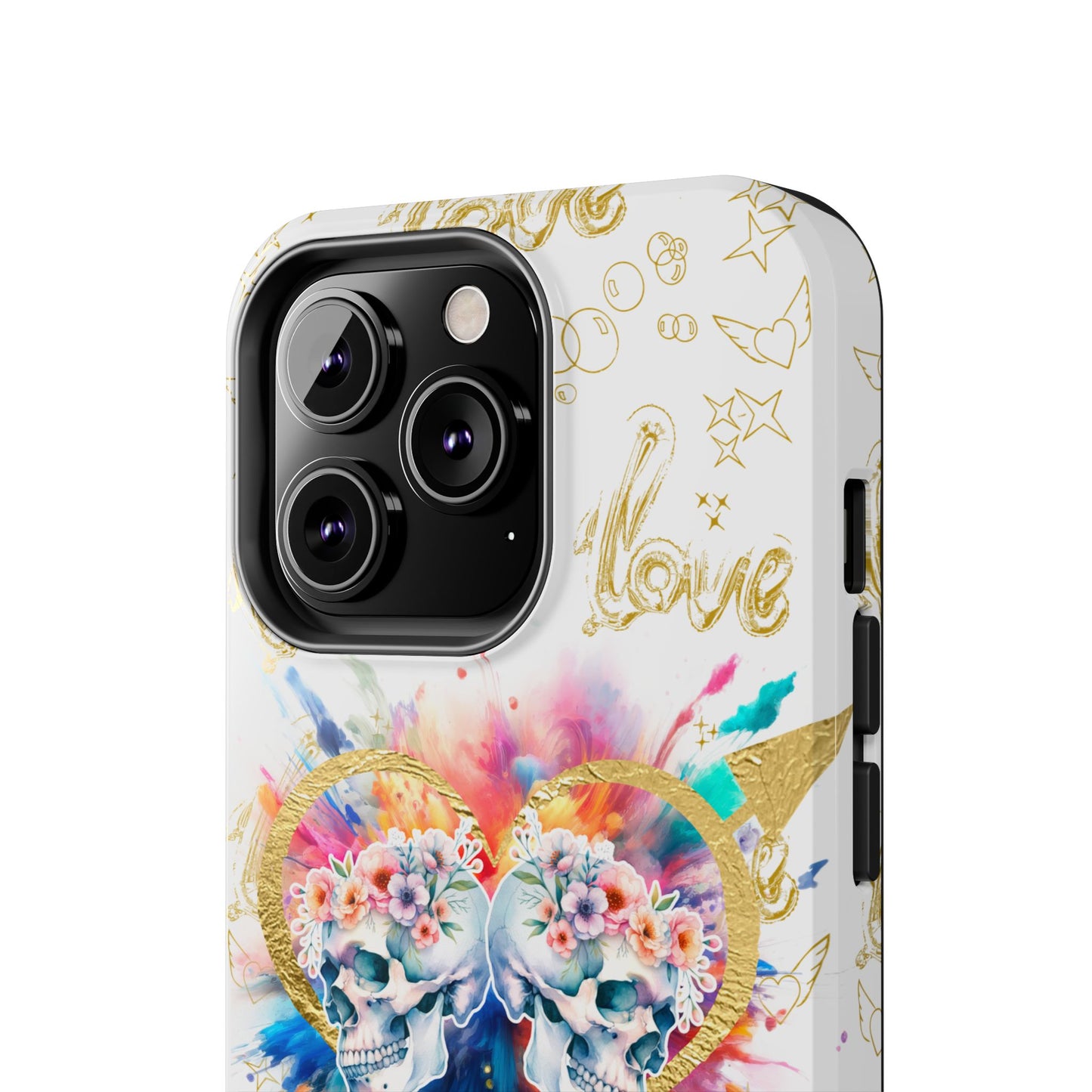 Love is Golden Watercolor - Tough Phone Cases