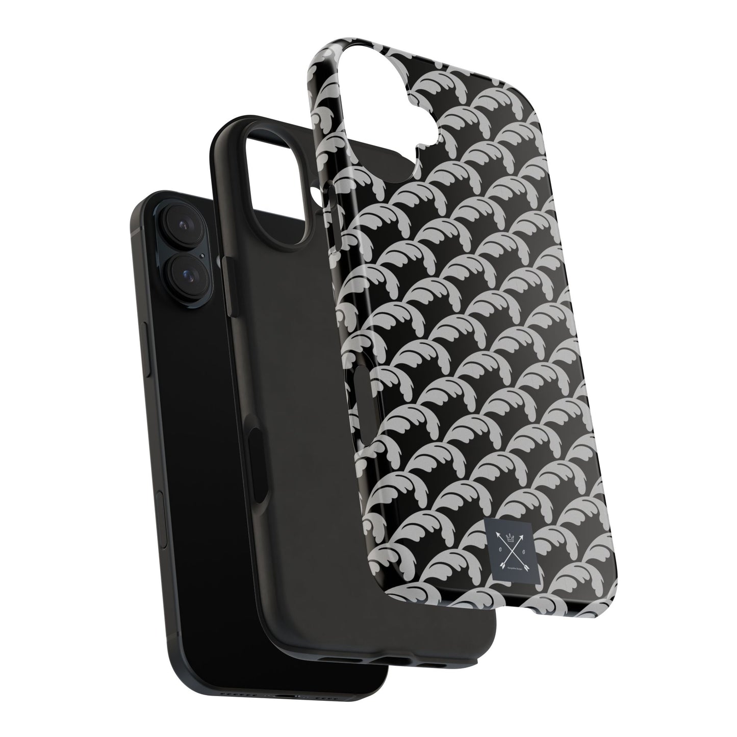 Beautiful Beloved One Flourish (silver/black) - Tough Phone Cases