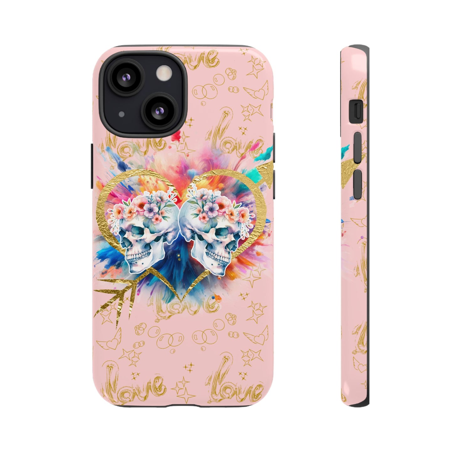 Love is Golden Watercolor (pink) - Tough Cases