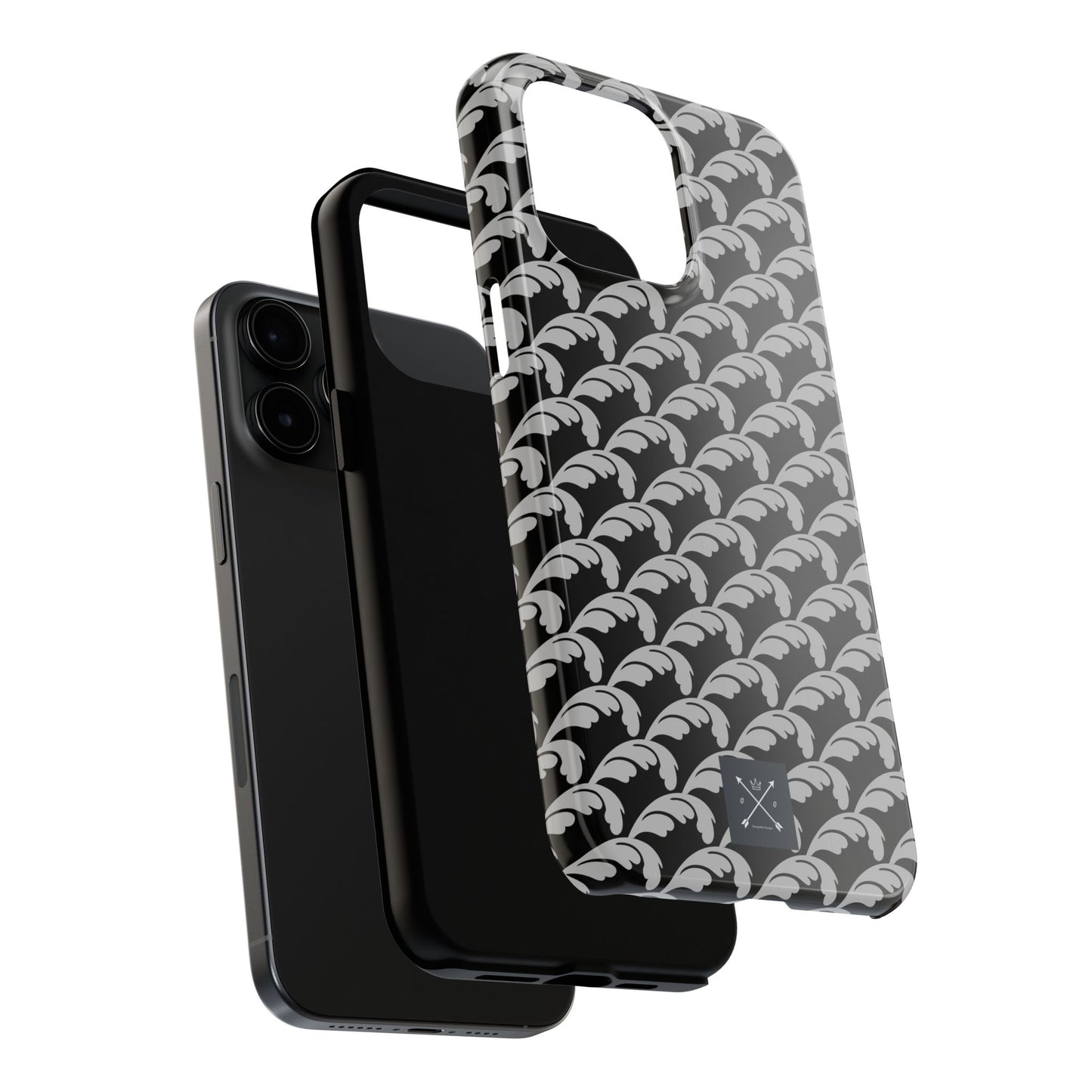 Beautiful Beloved One Flourish (silver/black) - Tough Phone Cases
