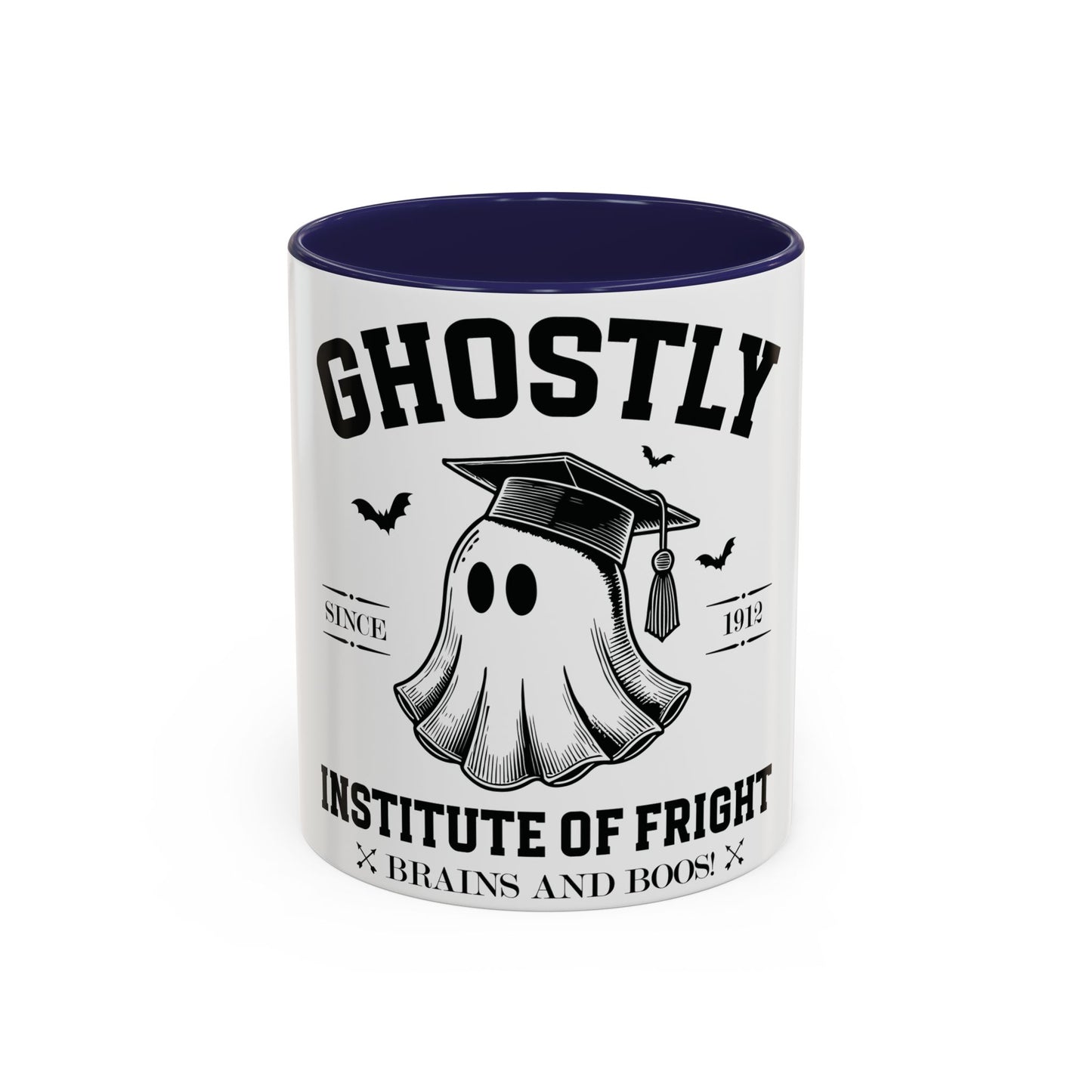 Ghostly Institute of Fright - Accent Coffee Mug (11, 15oz)