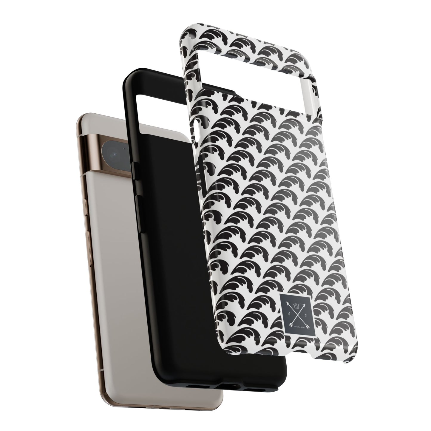Beautiful Beloved One Flourish (black/white) - Tough Phone Cases