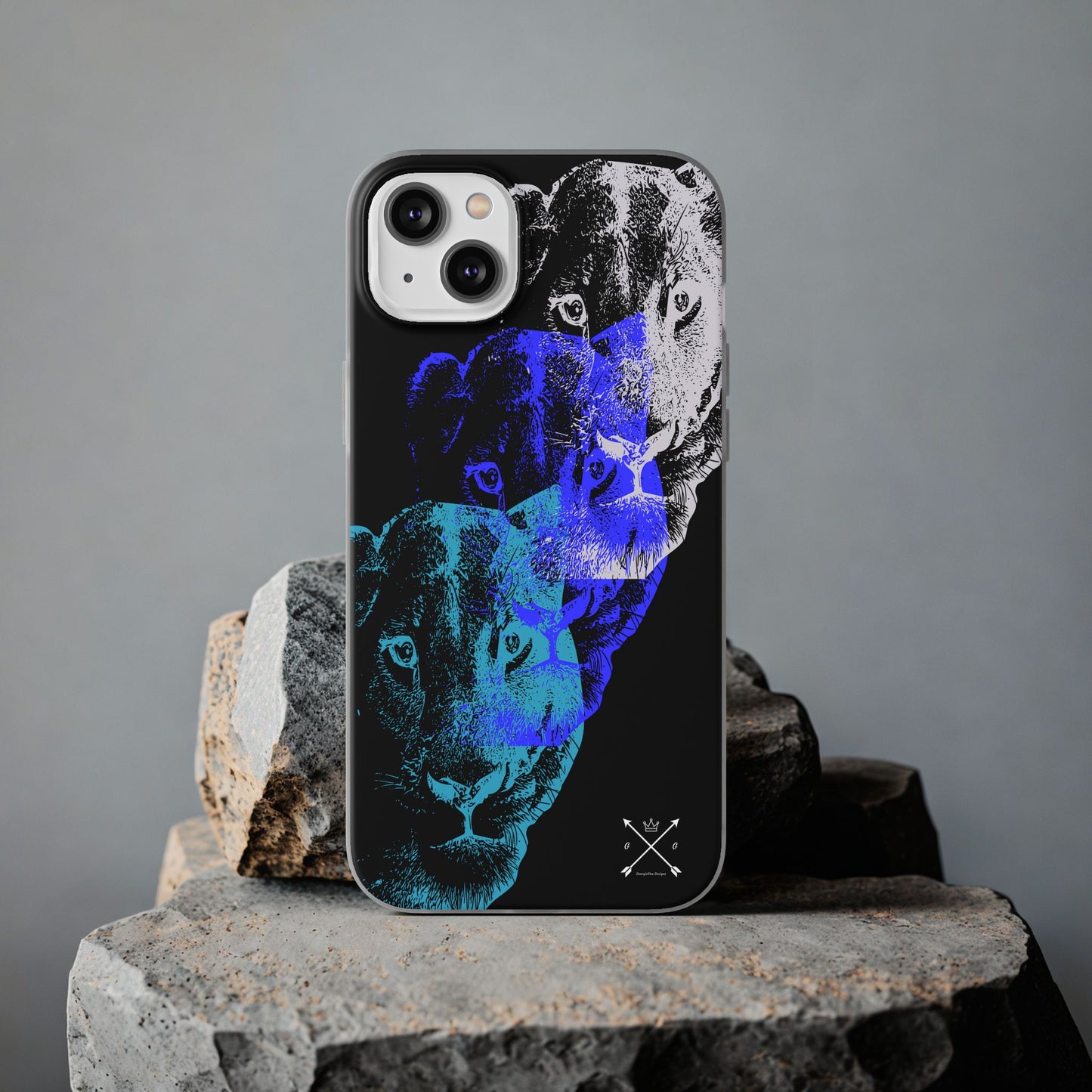 Lioness Arising (black/blue/silver) - Flexi Cases