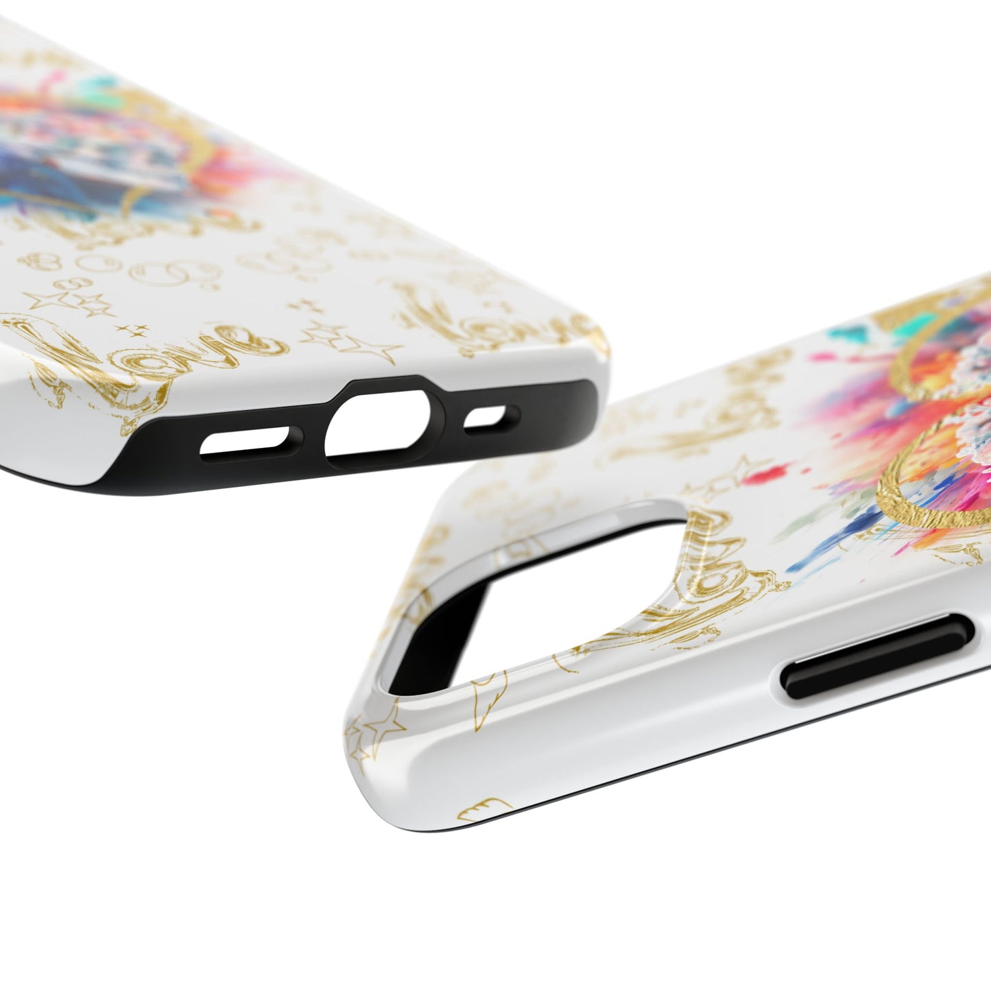 Love is Golden Watercolor - Tough Phone Cases