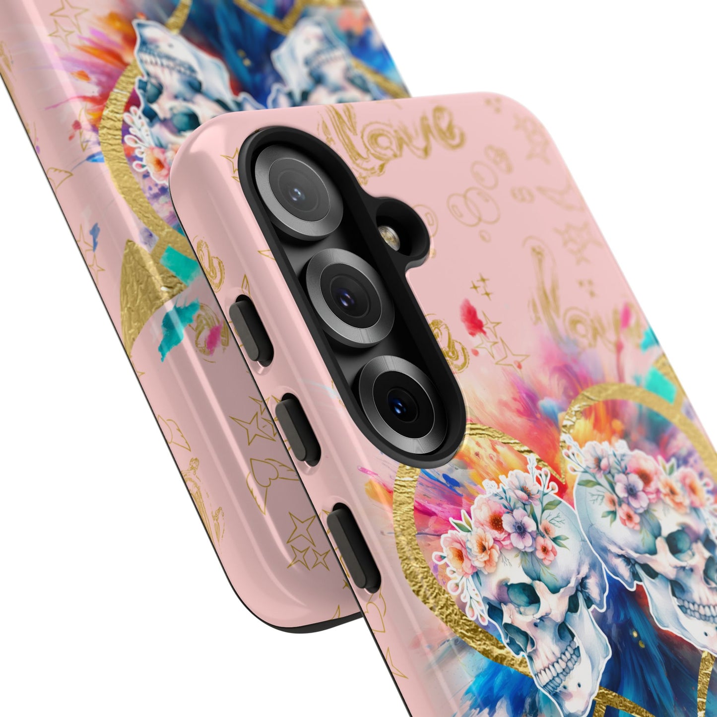 Love is Golden Watercolor (pink) - Tough Cases
