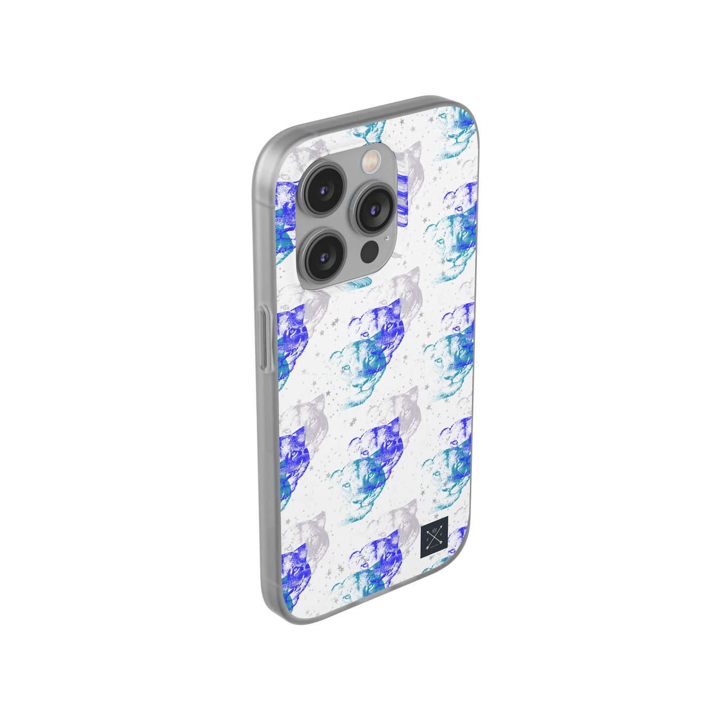 Lioness Arising (white/blue) - Flexi Phone Cases