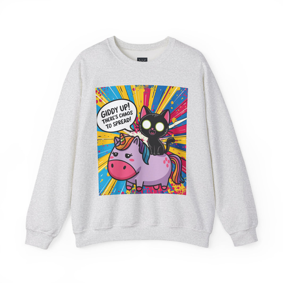 Giddy Up There's Chaos to Spread - Crewneck Sweatshirt