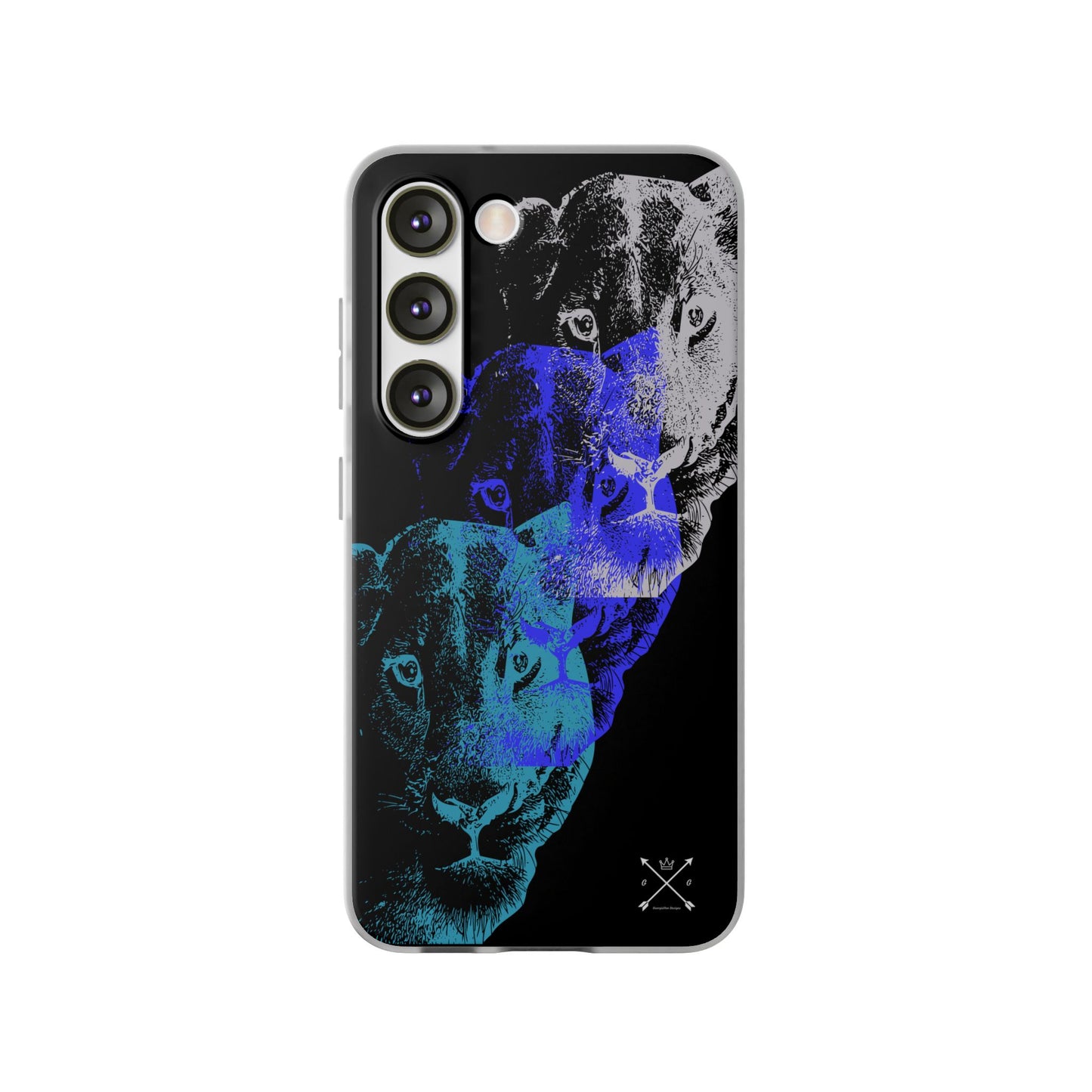 Lioness Arising (black/blue/silver) - Flexi Cases