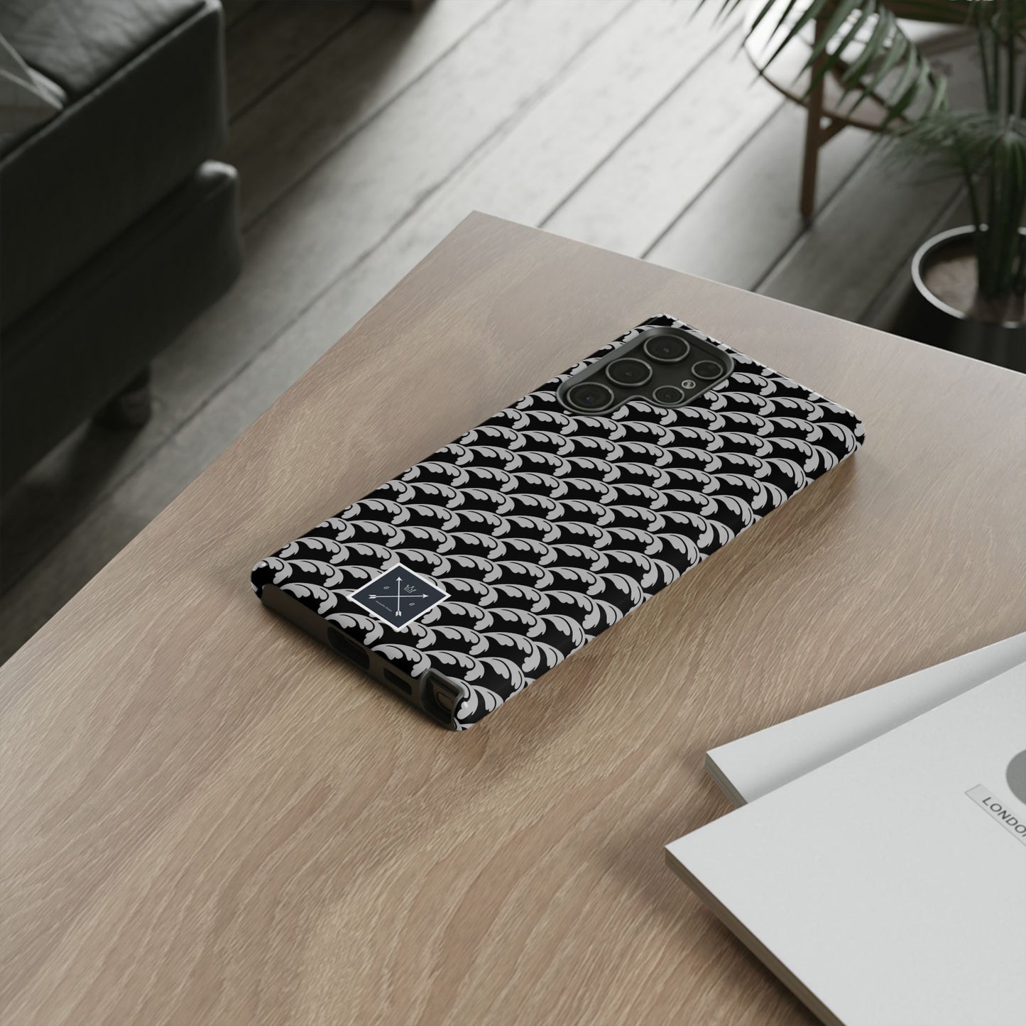 Beautiful Beloved One Flourish (black/silver) - Tough Phone Cases