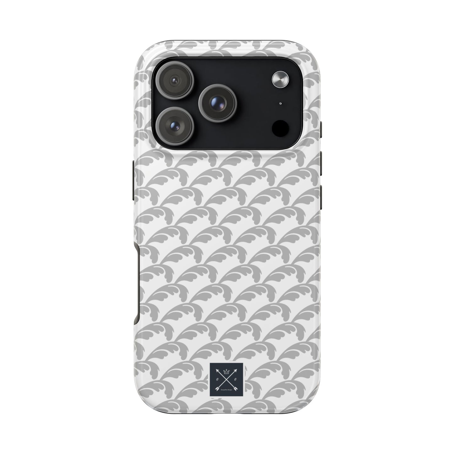 Beautiful Beloved Flourish (white/silver) - Tough Phone Cases
