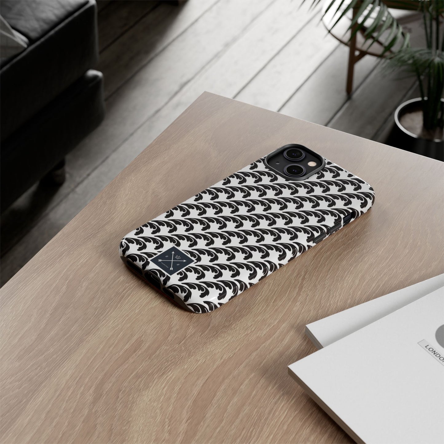 Beautiful Beloved One Flourish (black/white) - Tough Phone Cases
