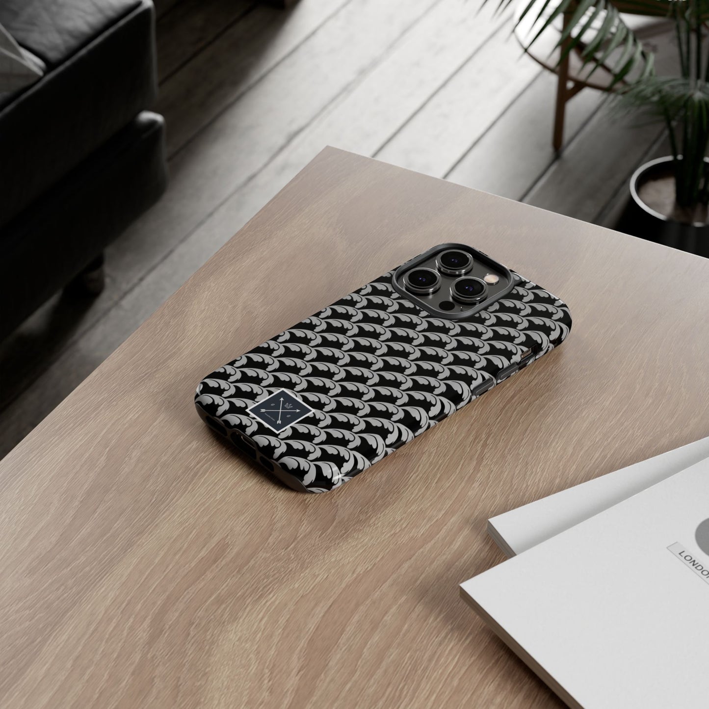Beautiful Beloved One Flourish (black/silver) - Tough Phone Cases