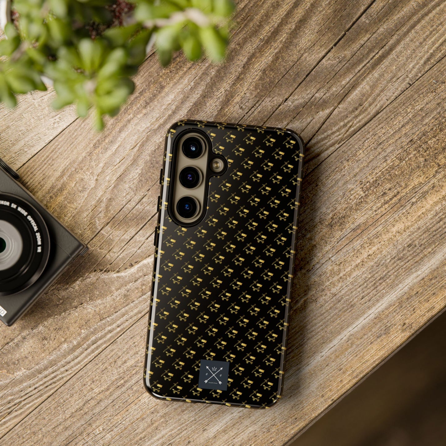 Gold and Bold Warrior Pattern - Tough Phone Cases