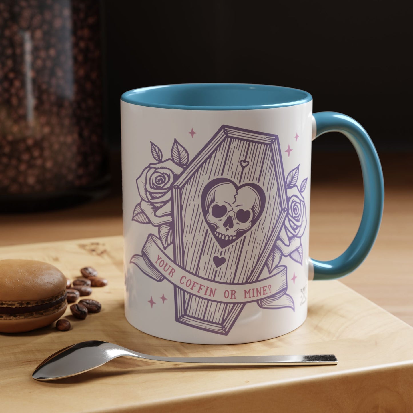 Your Coffin or Mine? - Accent Coffee Mug (11, 15oz)