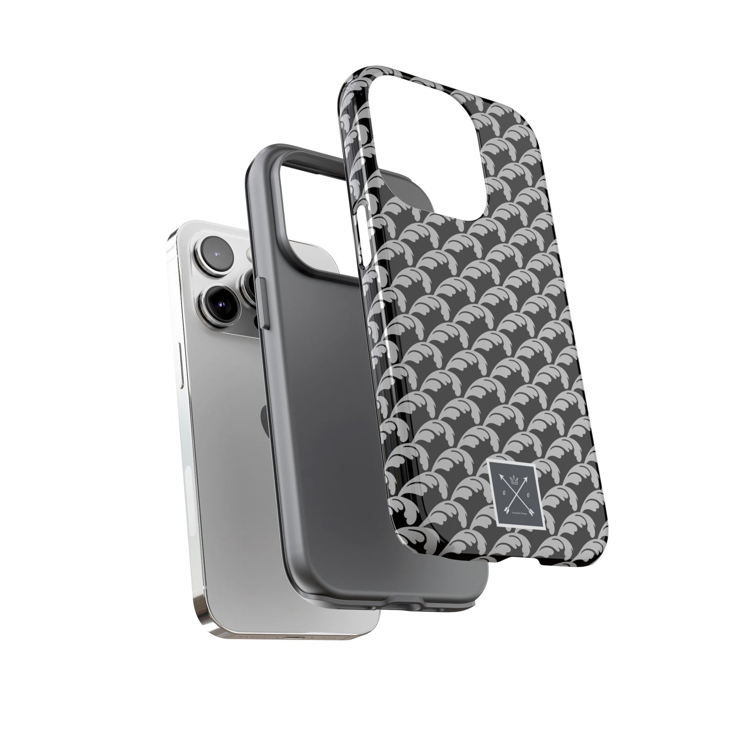 Beautiful Beloved One Flourish (black/silver) - Tough Phone Cases
