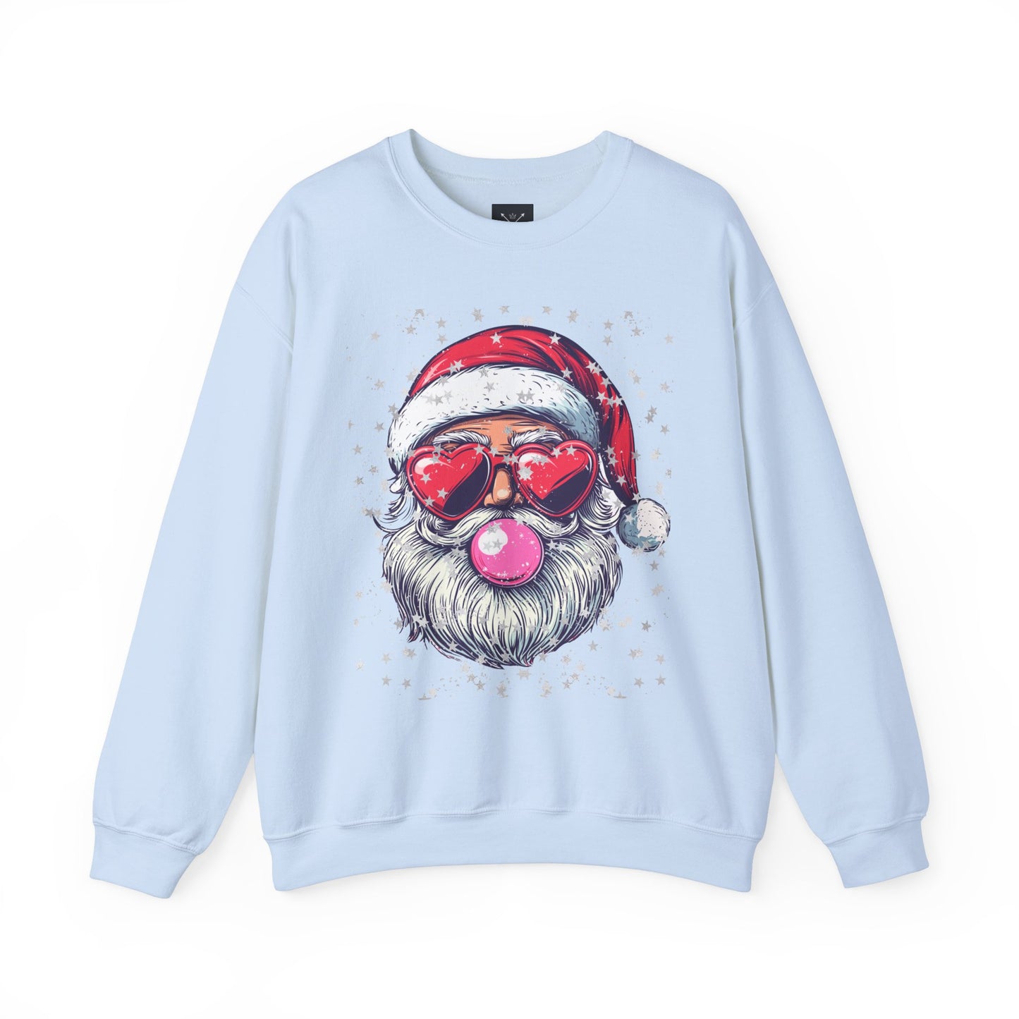 Retro Bubblegum Santa - Unisex Heavy Blend™ Crewneck Sweatshirt