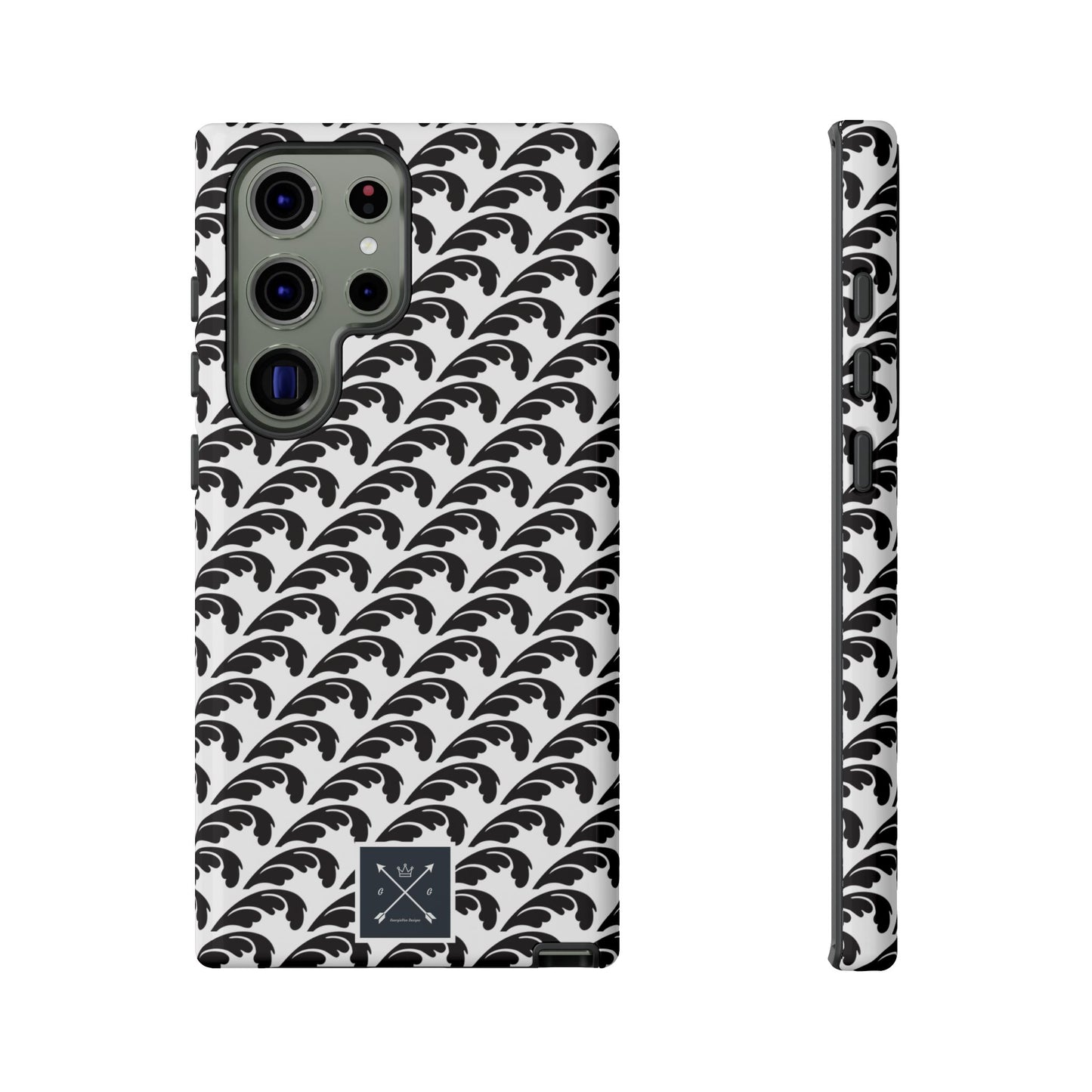 Beautiful Beloved One Flourish (black/white) - Tough Phone Cases
