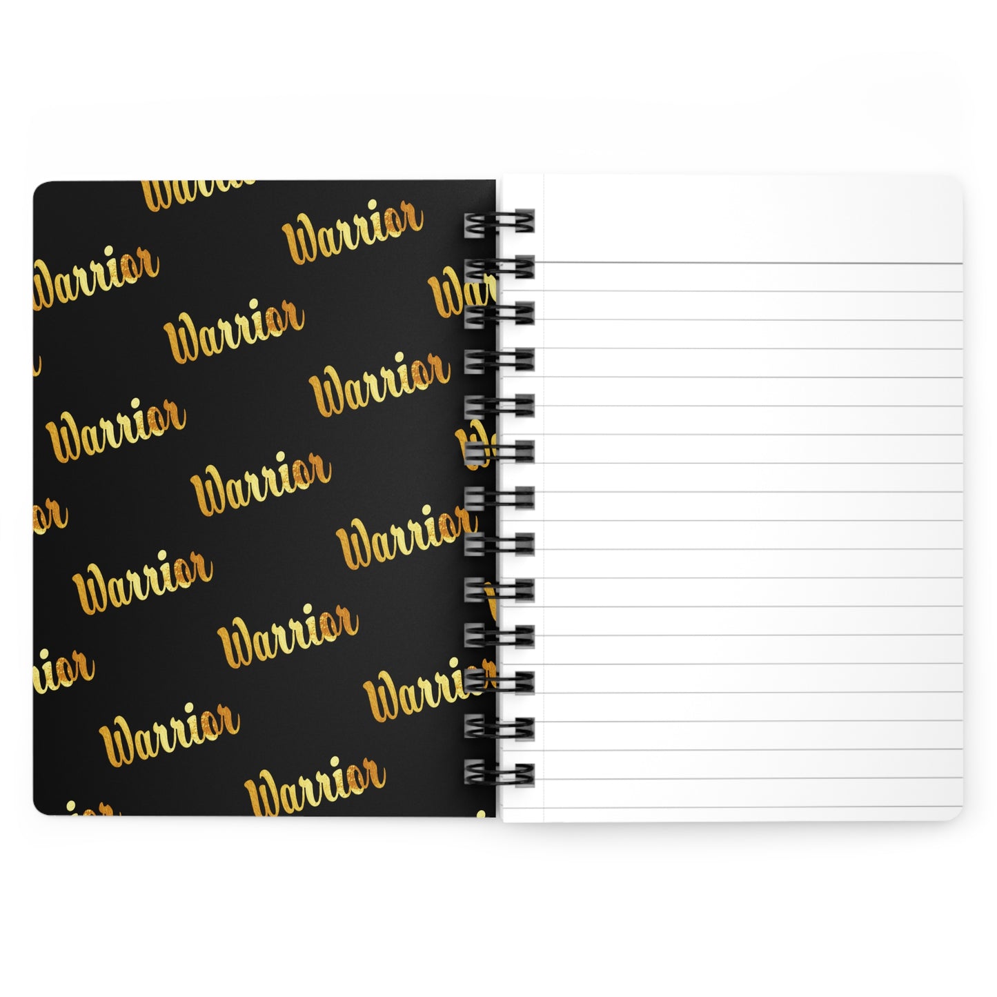 Gold and Bold Warrior - Spiral Notebook - Ruled Line