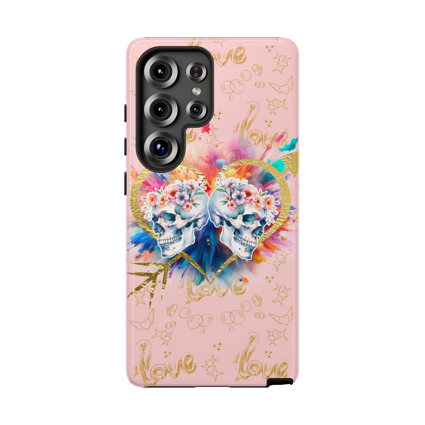 Love is Golden Watercolor (pink) - Tough Cases