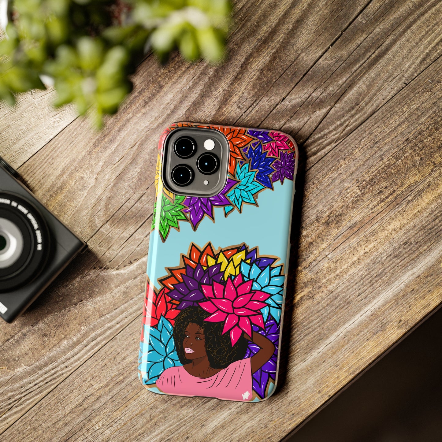 Beauty with Flowers - Tough Phone Cases
