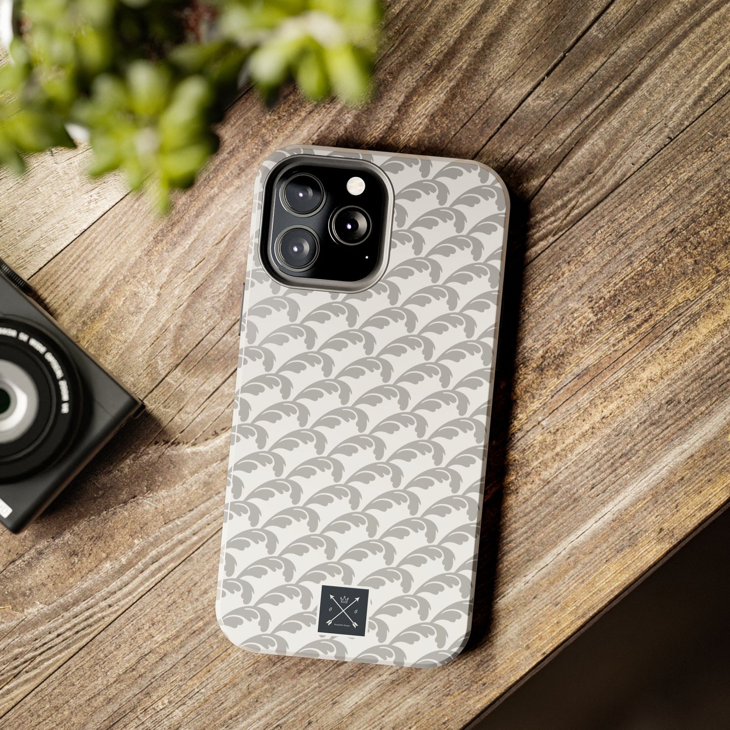 Beautiful Beloved Flourish (white/silver) - Tough Phone Cases
