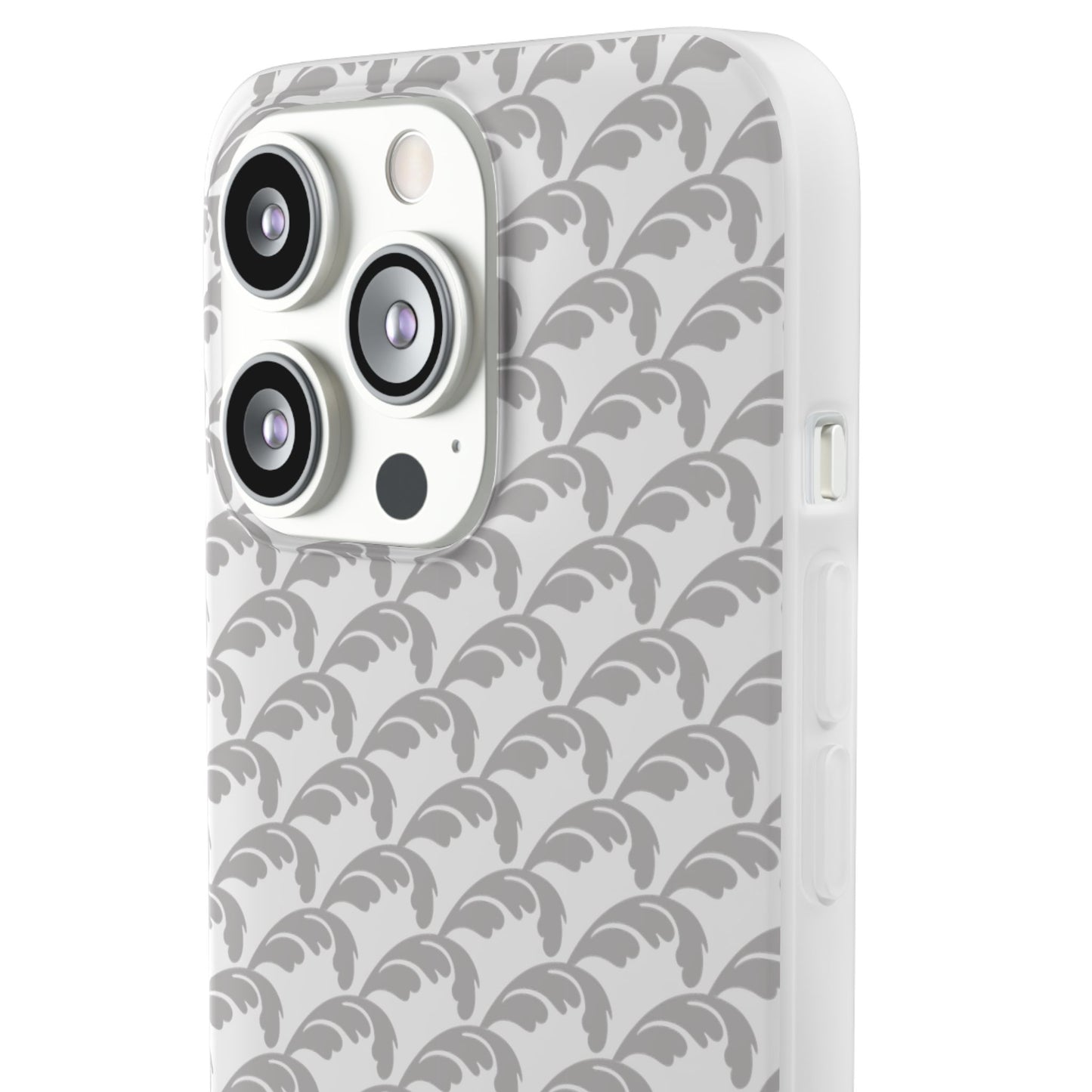 Beautiful Beloved Flourish (silver/white) - Flexi Phone Cases