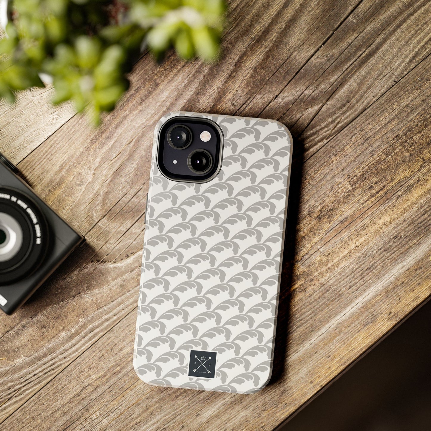Beautiful Beloved Flourish (white/silver) - Tough Phone Cases