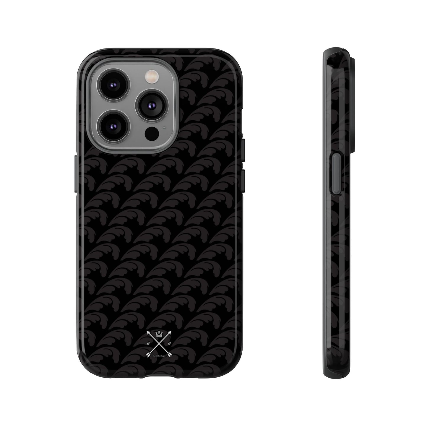 Beautiful Beloved One Flourish - Tough Phone Cases (black/black)