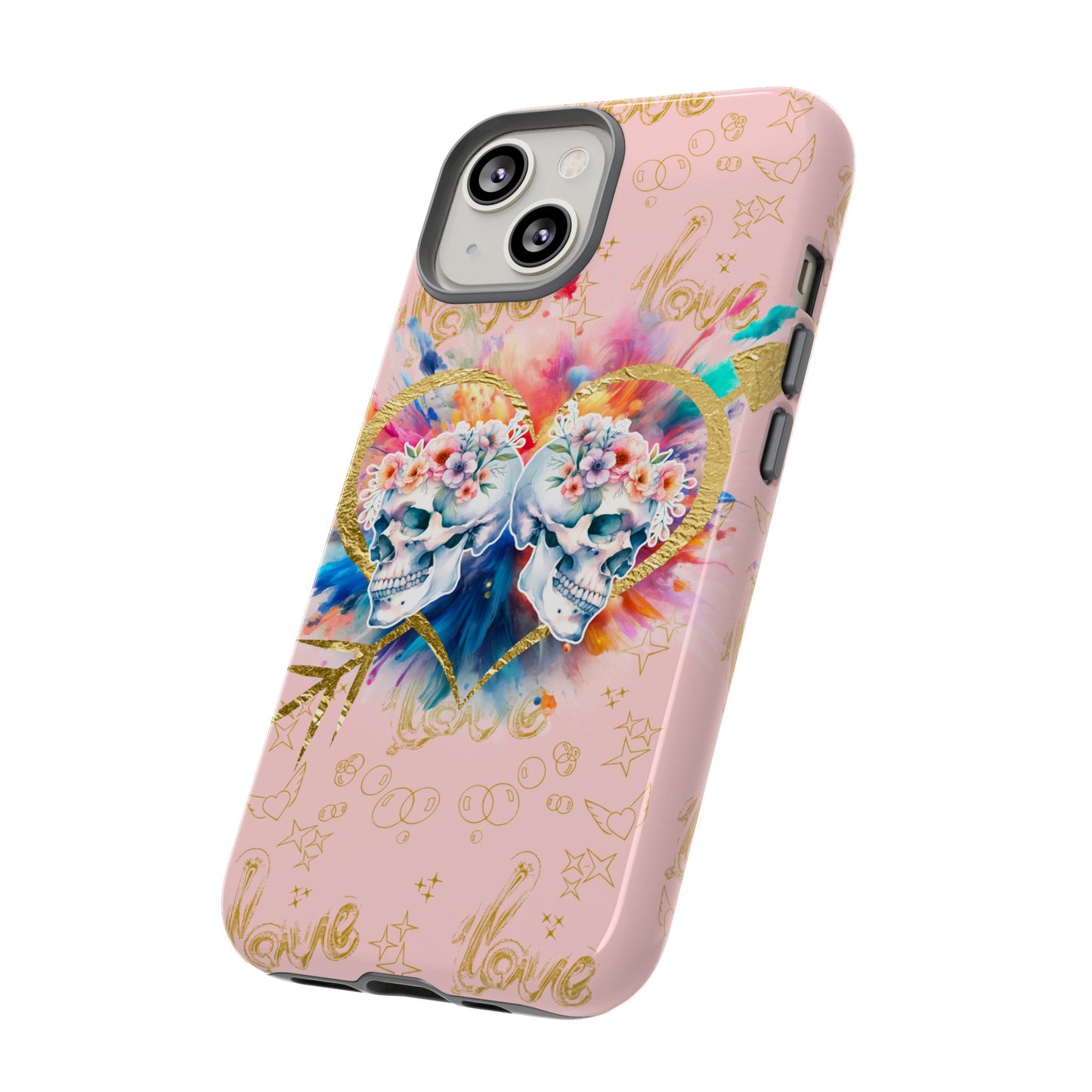 Love is Golden Watercolor (pink) - Tough Cases