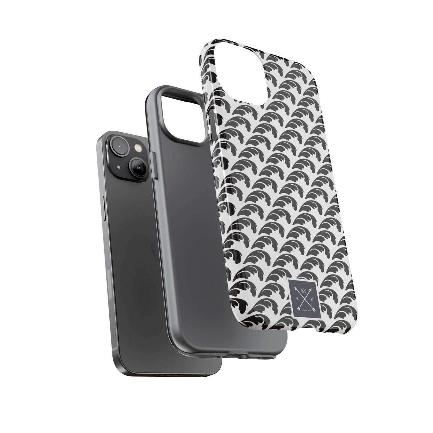 Beautiful Beloved One Flourish (black/white) - Tough Phone Cases