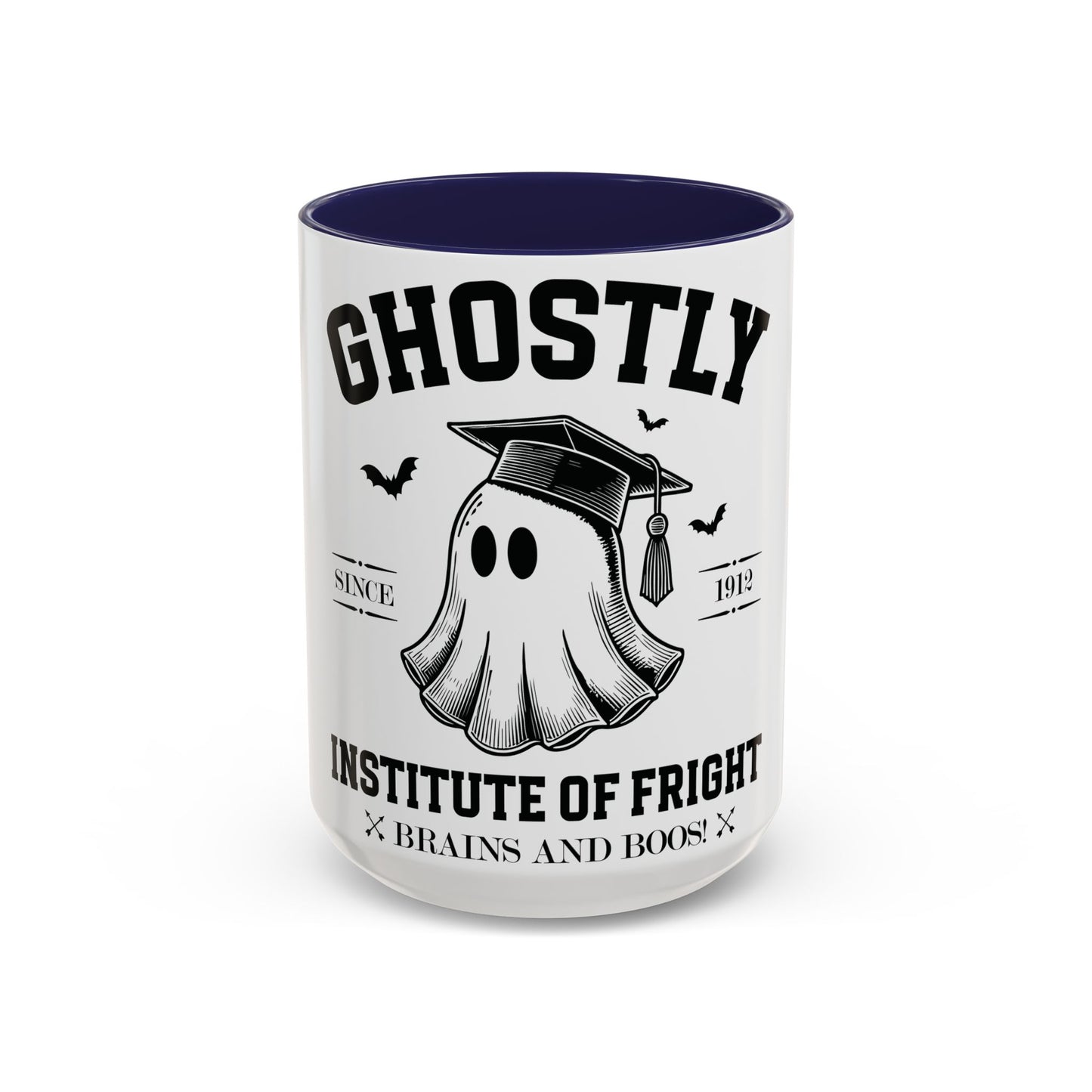 Ghostly Institute of Fright - Accent Coffee Mug (11, 15oz)