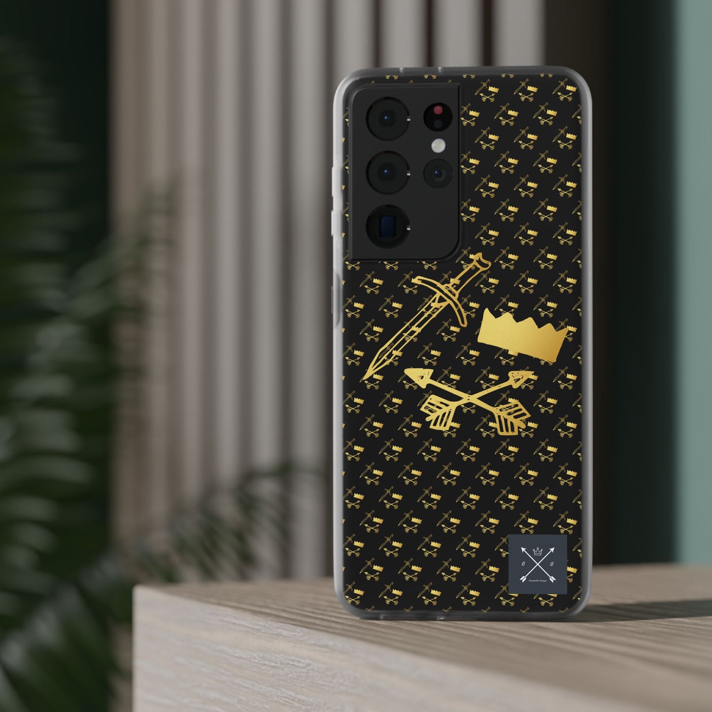 Gold and Bold Warrior - Flexi  Phone Cases