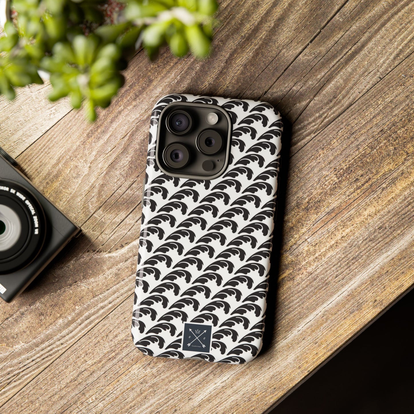 Beautiful Beloved One Flourish (black/white) - Tough Phone Cases