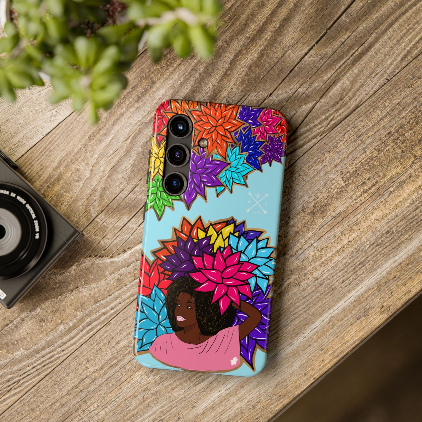 Beauty with Flowers - Tough Phone Cases