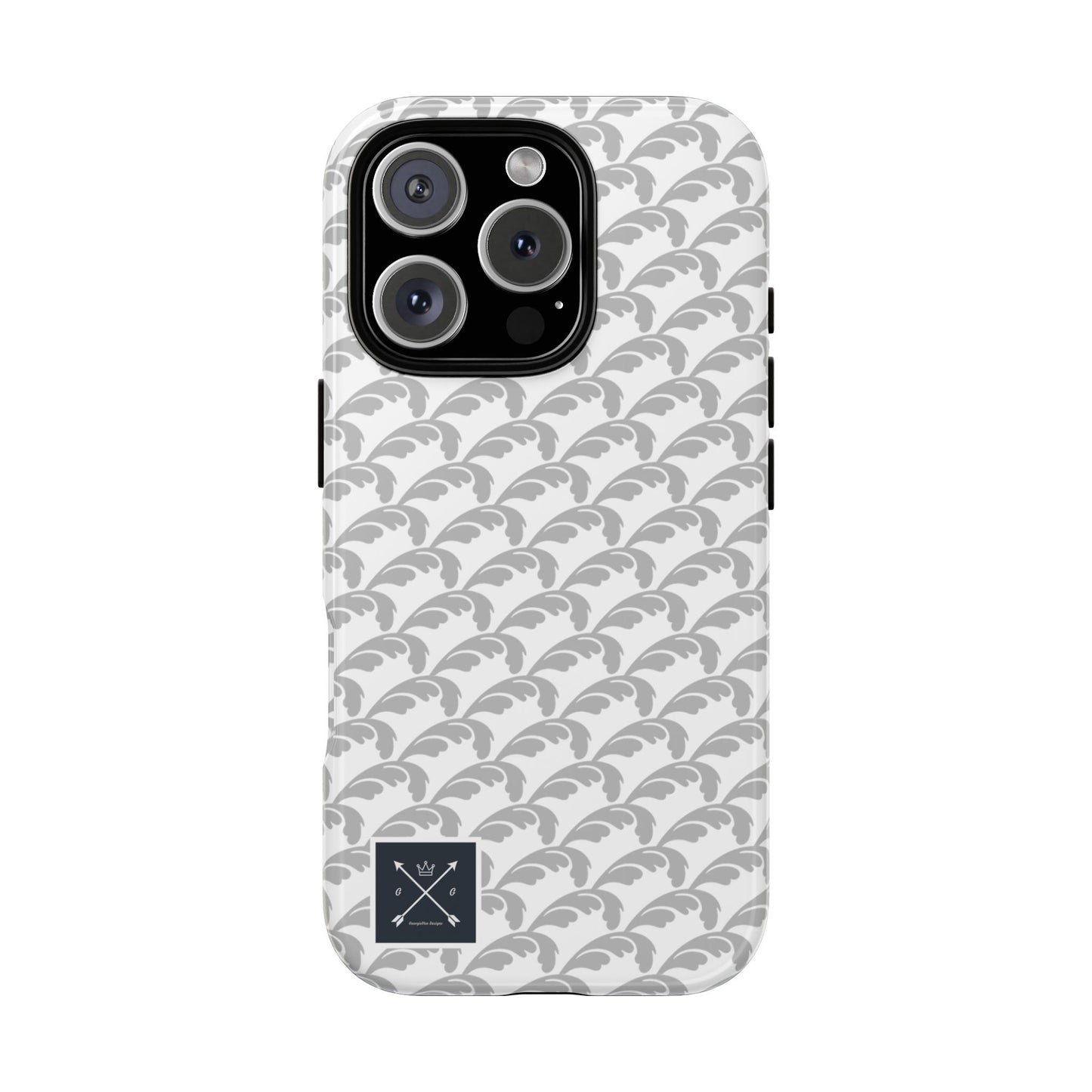 Beautiful Beloved Flourish (silver/white) - Tough Phone Cases