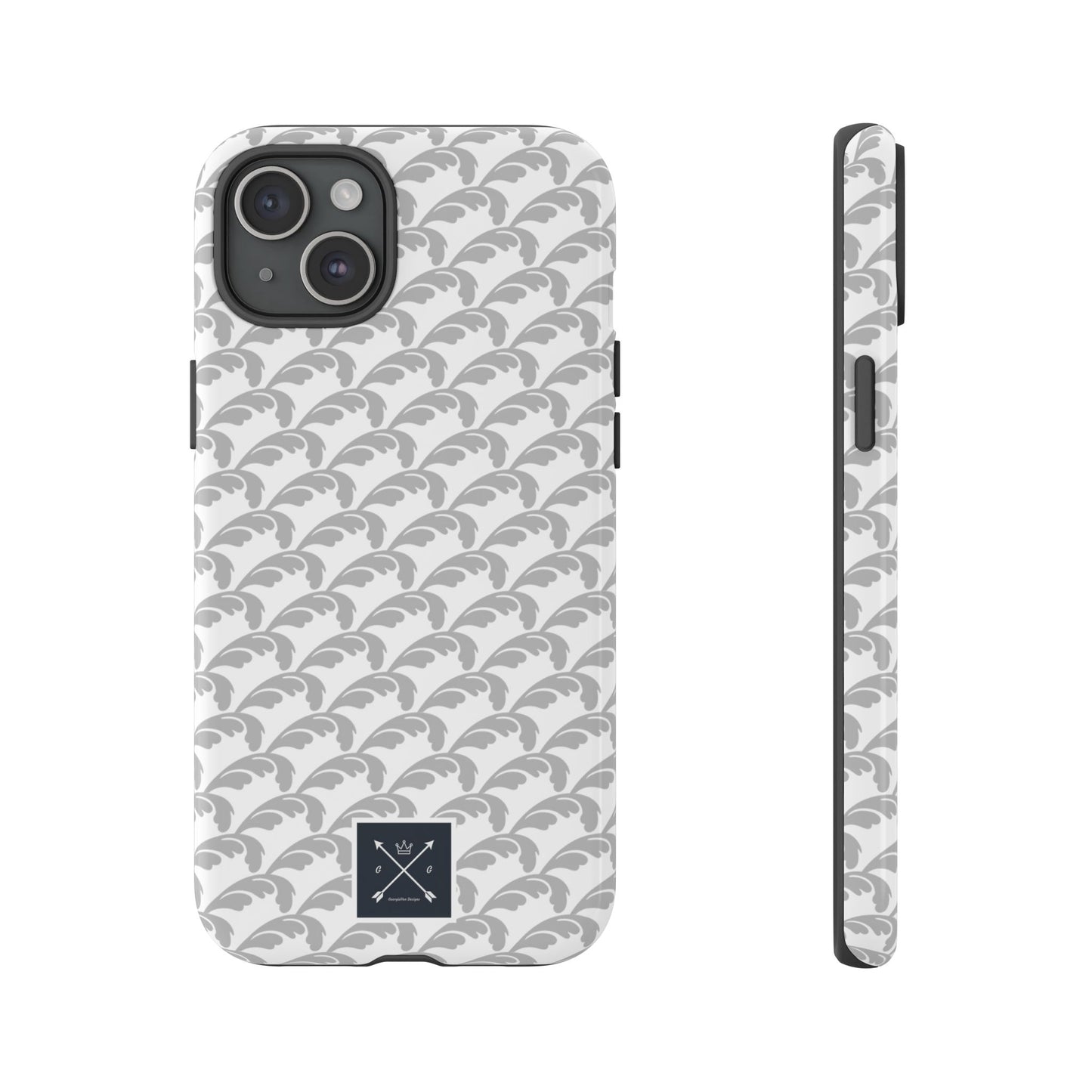 Beautiful Beloved Flourish (silver/white) - Tough Phone Cases