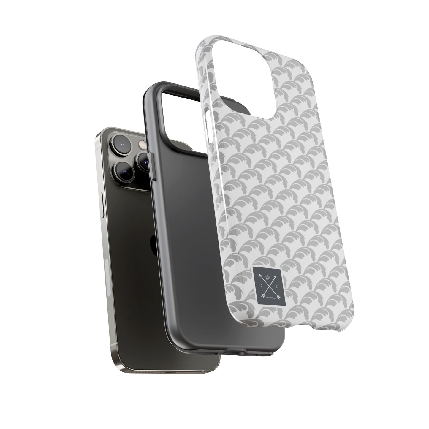 Beautiful Beloved Flourish (silver/white) - Tough Phone Cases