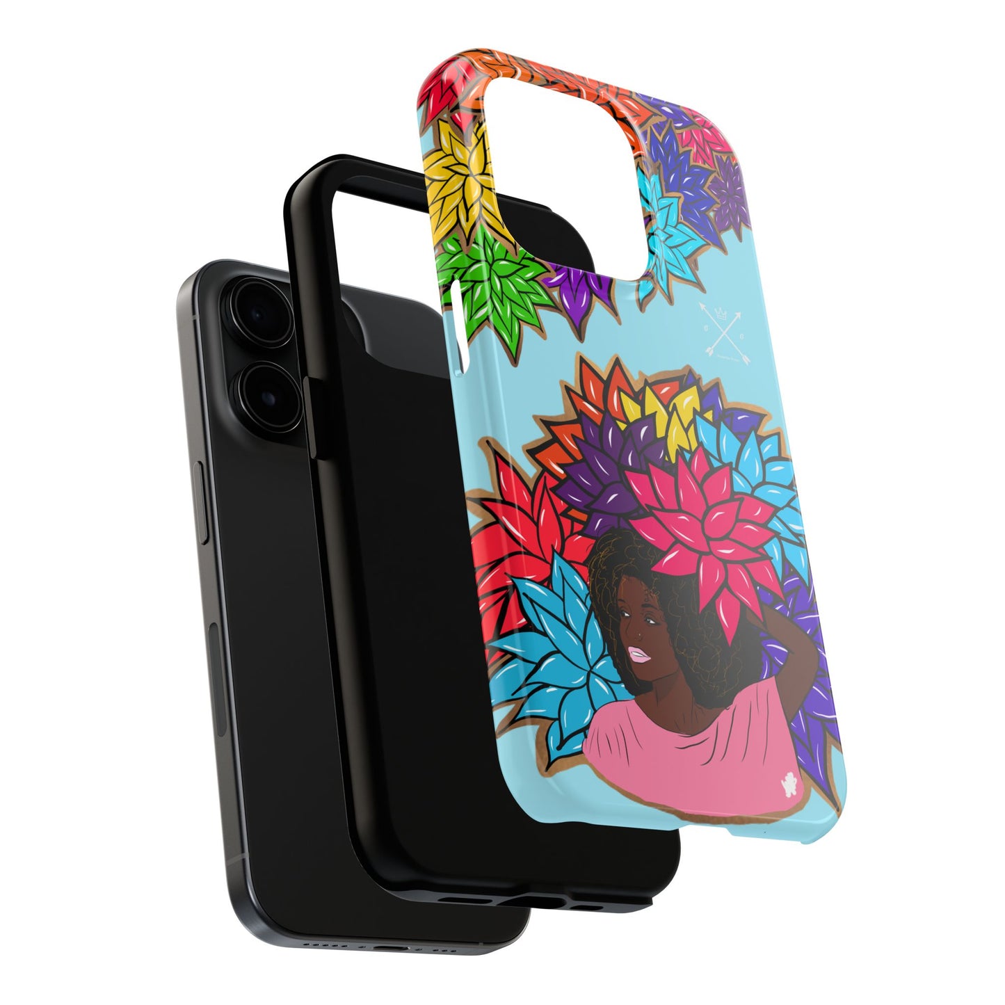Beauty with Flowers - Tough Phone Cases