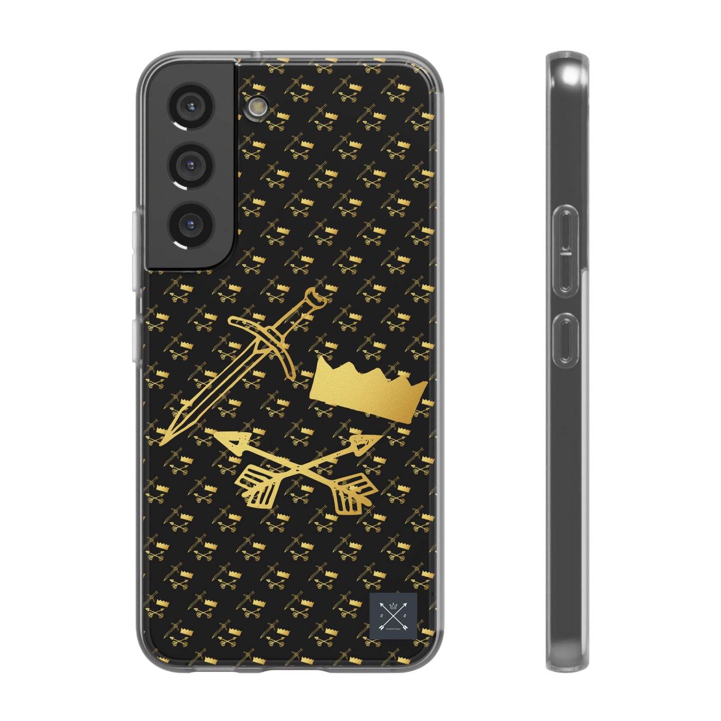 Gold and Bold Warrior - Flexi  Phone Cases