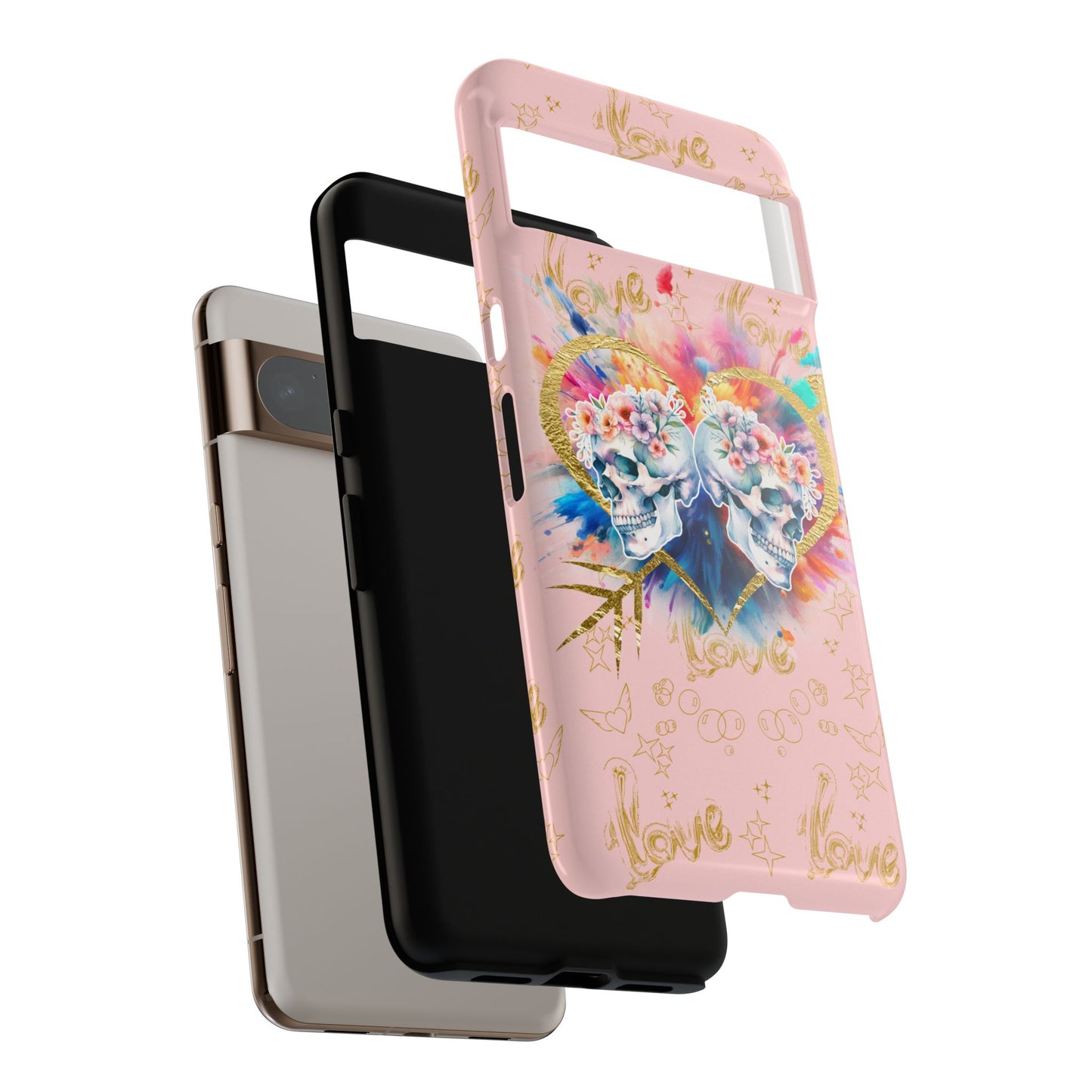 Love is Golden Watercolor (pink) - Tough Cases