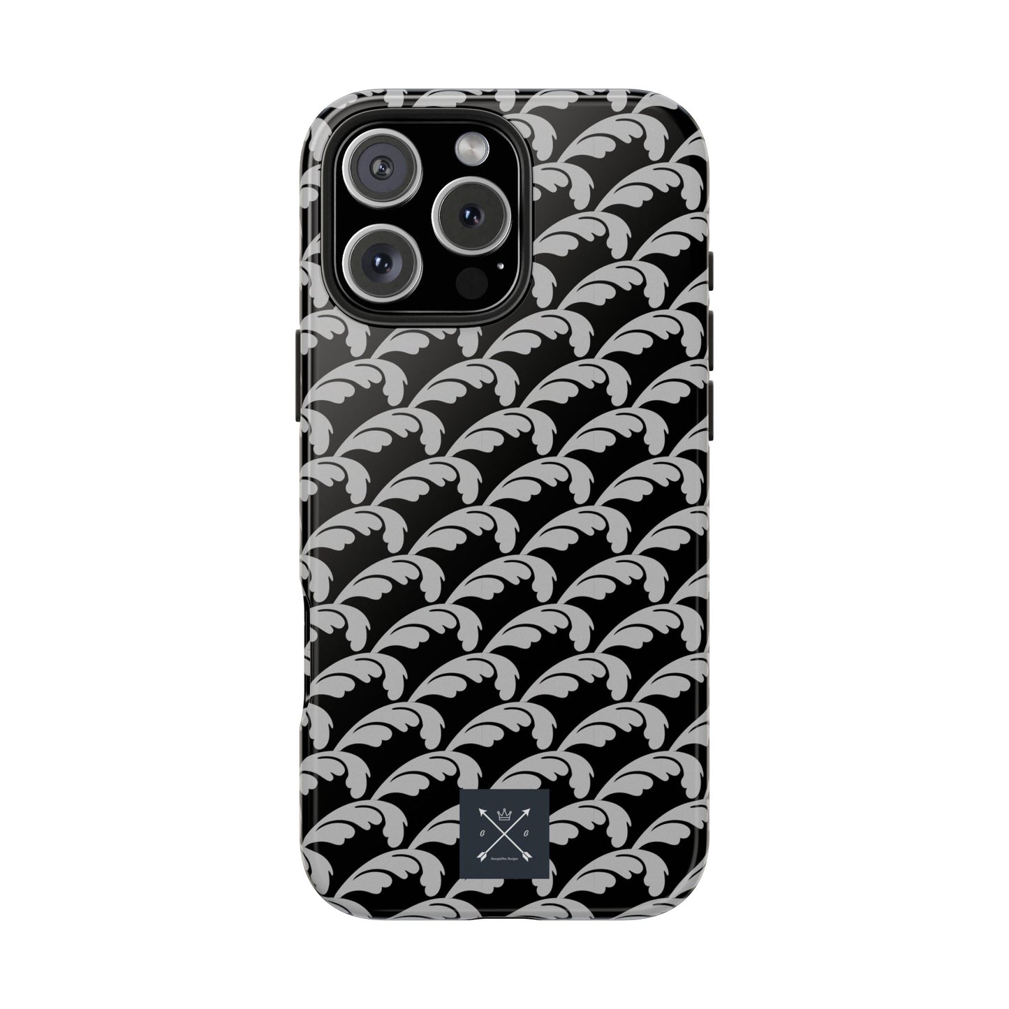Beautiful Beloved One Flourish (silver/black) - Tough Phone Cases