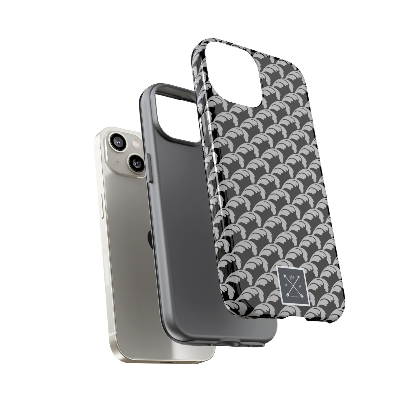 Beautiful Beloved One Flourish (black/silver) - Tough Phone Cases