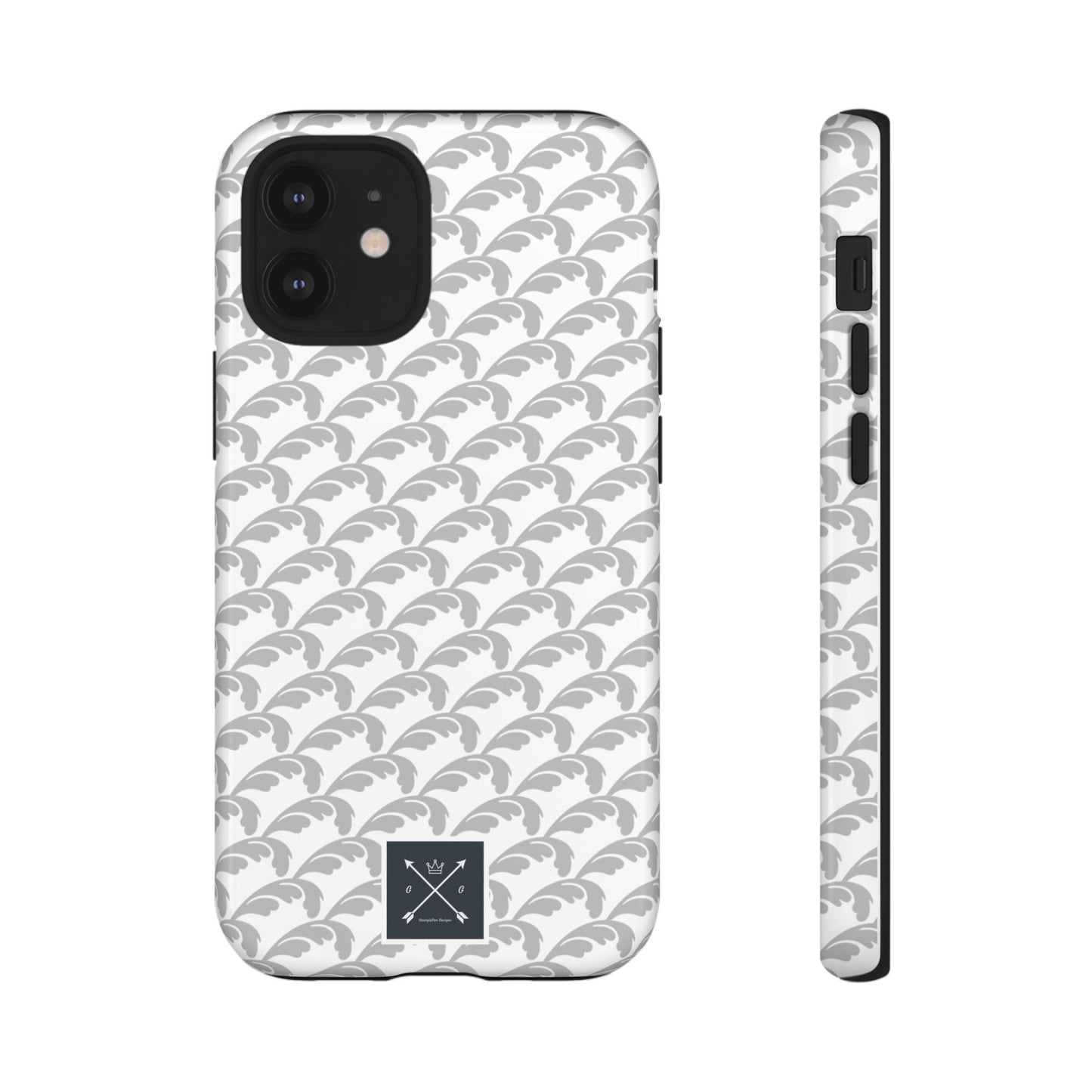 Beautiful Beloved Flourish (silver/white) - Tough Phone Cases